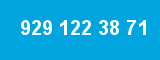 929 122 38 71 929 122 38 71